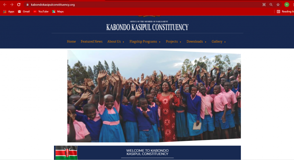 Kabondo Kasipul Constituency Website Design